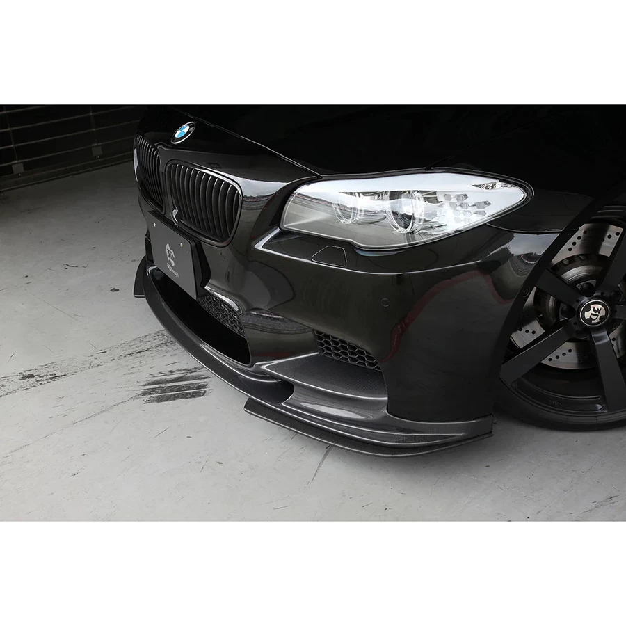 3D Design CFRP Front Lip Spoiler Set (Front Lip + Splitters) - BMW F10 M5 Sedan 13-16 - Image 8