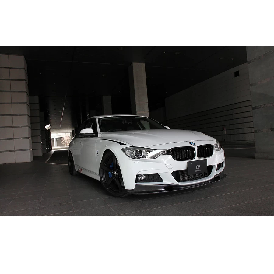 3D Design CFRP Front Lip Spoiler - BMW F30 Sedan / F31 3-Series Touring (LCI M-Sport) 16-18 - Image 6