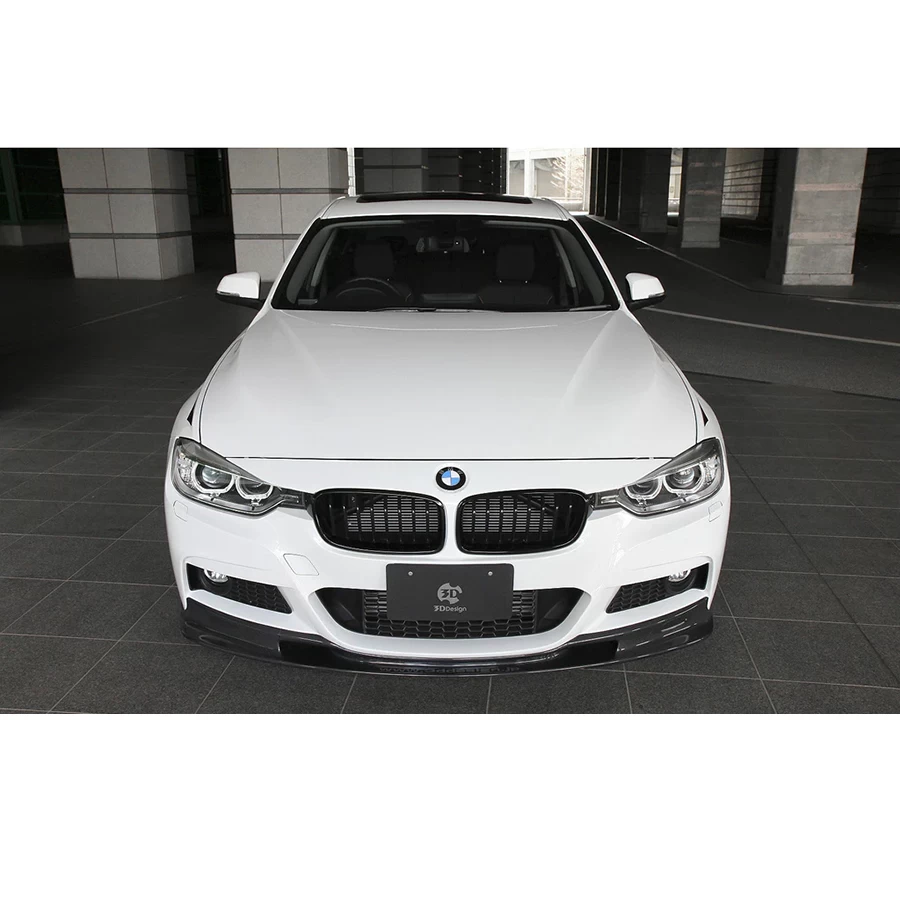 3D Design CFRP Front Lip Spoiler - BMW F30 Sedan / F31 3-Series Touring (LCI M-Sport) 16-18 - Image 7