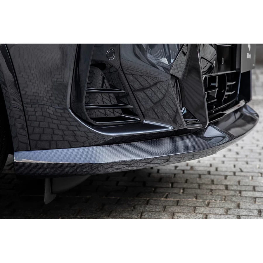 3D Design CFRP Front Lip Spoiler - BMW G01 X3 2022+ / G02 X4 (LCI M-Sport) 2022+ - Image 3