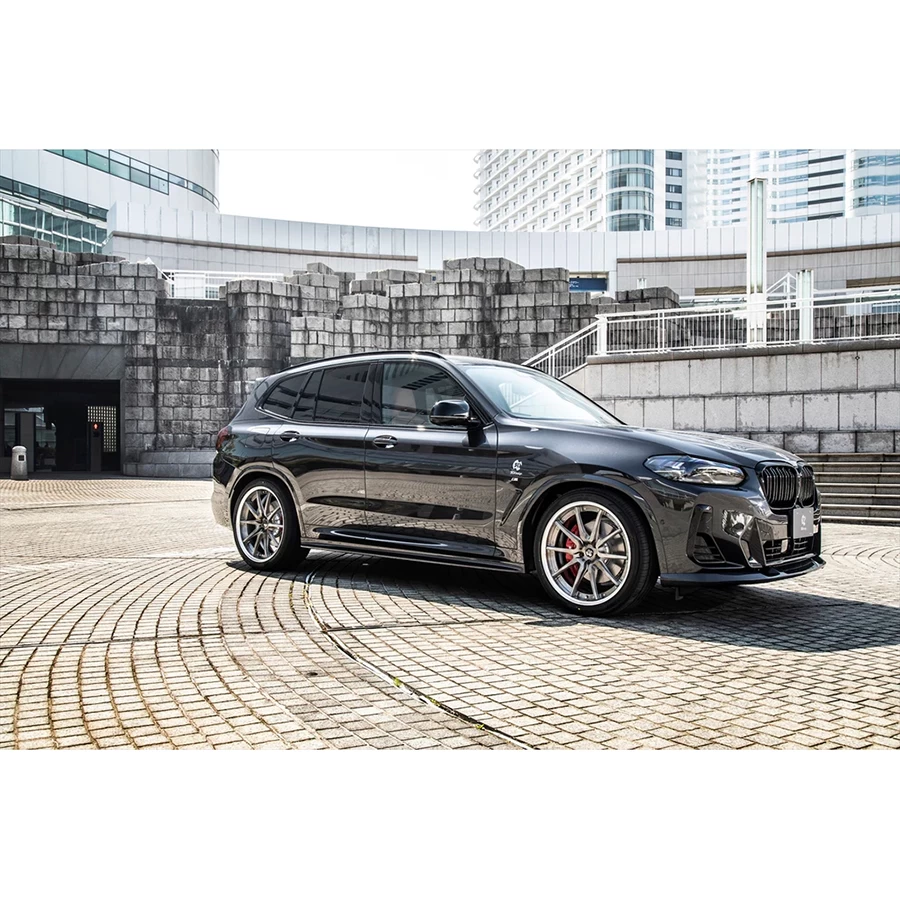 3D Design CFRP Front Lip Spoiler - BMW G01 X3 2022+ / G02 X4 (LCI M-Sport) 2022+ - Image 7