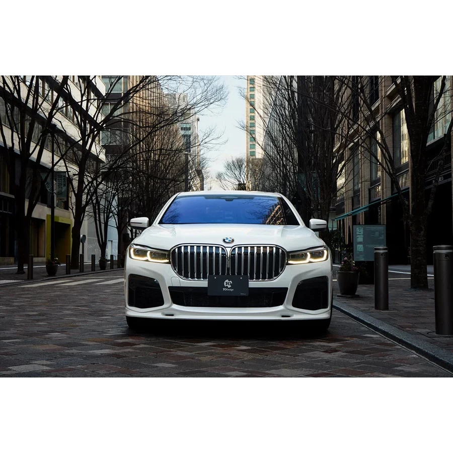 3D Design GFRP Front Lip Spoiler - BMW G11 / G12 7-Series (LCI M-Sport) 20-22 - Image 6