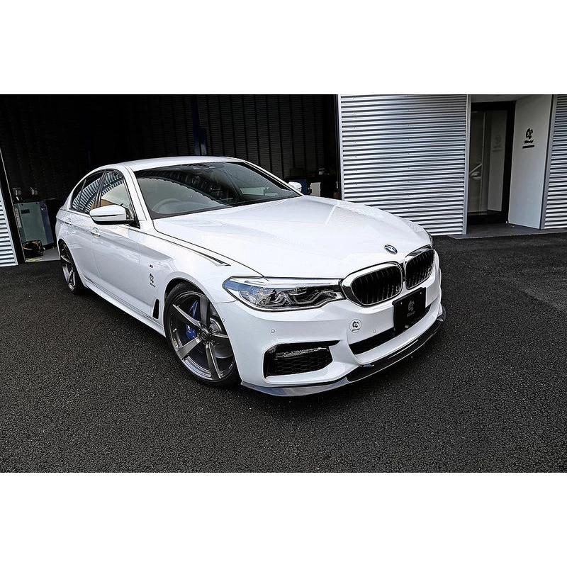 3D Design CFRP Front Lip Spoiler - BMW G30 Sedan / G31 5-Series Touring (Pre-LCI M-Sport) 17-20 - Image 6