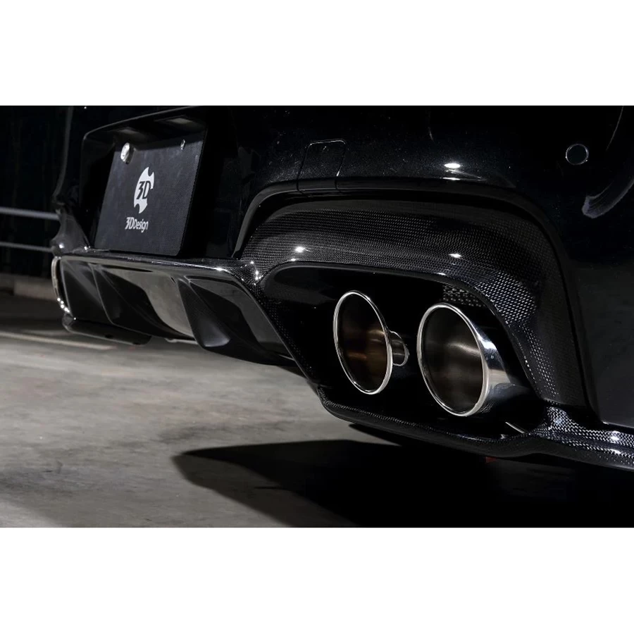 3D Design CFRP Rear Diffuser Set (Rear Diffuser + Splitters) - BMW F06 Gran Coupe 14-19 / F12 Convertible / F13 M6 Coupe 13-17 - Image 7