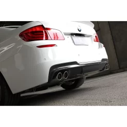 3D Design CFRP Rear Diffuser (Use With 4 Tip Exhausts) - BMW F10 Sedan / F11 5-Series Touring (M-Sport) 11-16