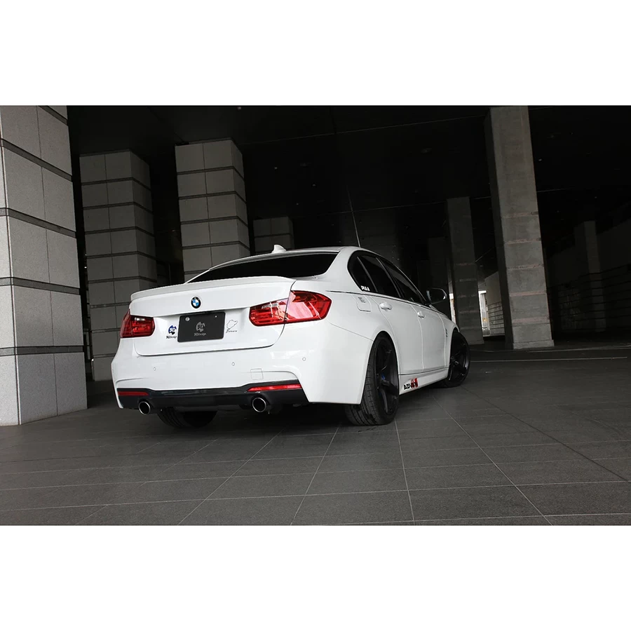 3D Design CFRP Rear Diffuser (Use With 2 Tip Exhausts) - BMW F30 Sedan / F31 3-Series Touring (M-Sport 335i) 12-18 - Image 4