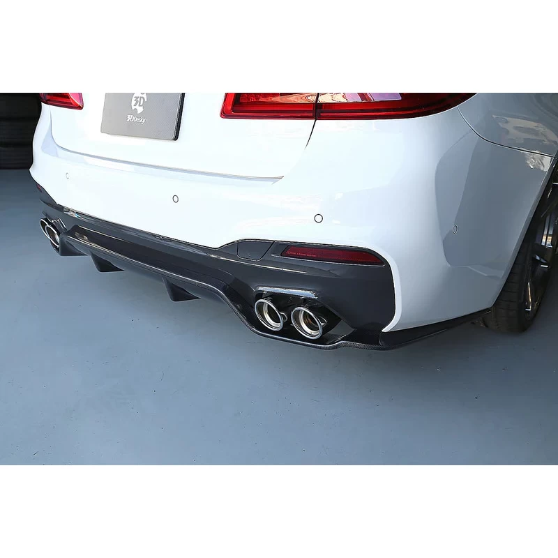 3D Design CFRP Rear Diffuser Type 1 - BMW G31 5-Series Touring (Pre-LCI M-Sport Except M550i) 17-20 - Image 4