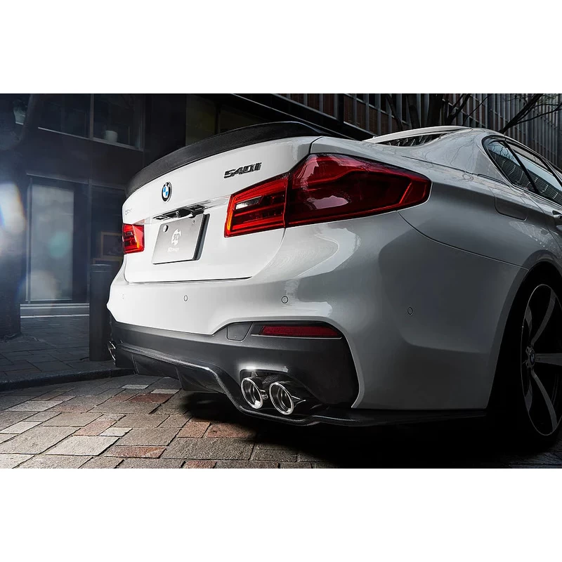 3D Design CFRP Rear Diffuser Type 1 - BMW G31 5-Series Touring (Pre-LCI M-Sport Except M550i) 17-20 - Image 2