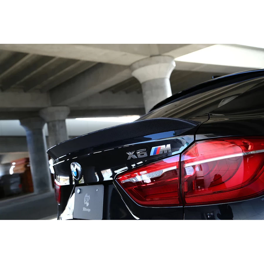 3D Design CFRP Trunk Spoiler - BMW F16 X6 / F86 X6M 15-19 - Image 3