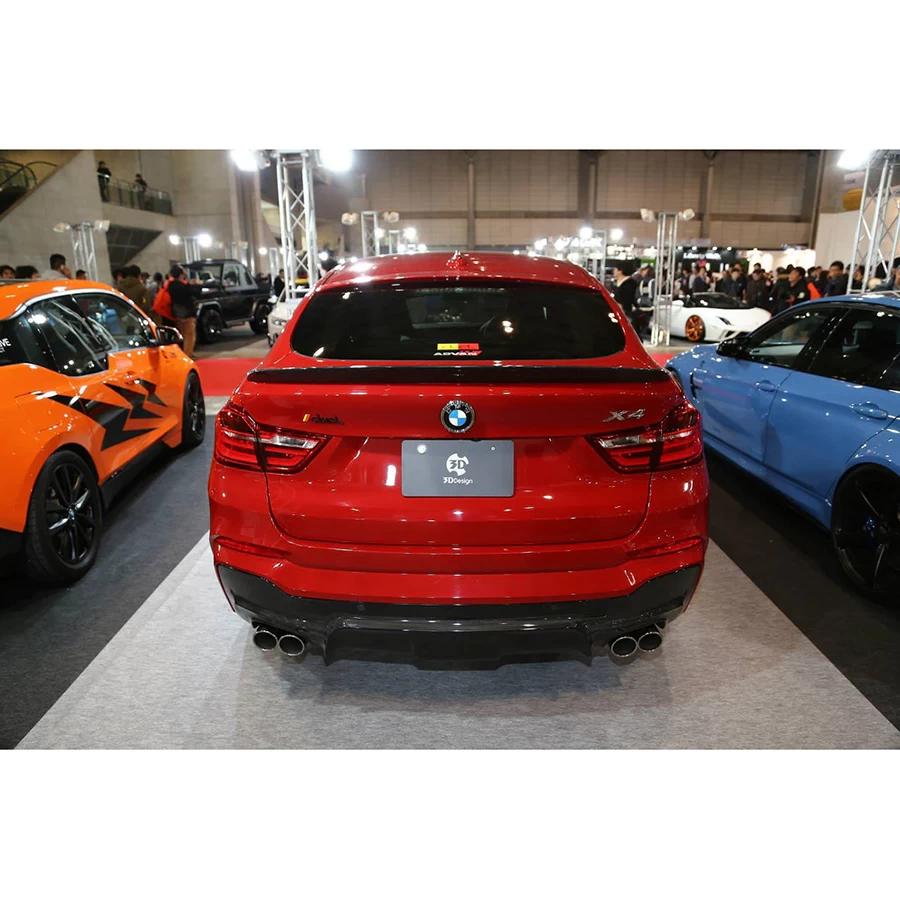3D Design CFRP Trunk Spoiler - BMW F26 X4 15-18 - Image 5