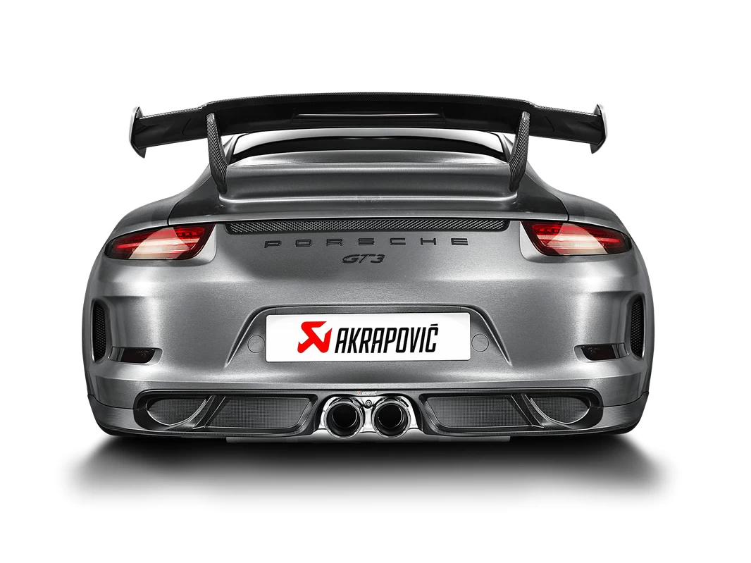 Akrapovic Rear Carbon Fiber Diffuser - Porsche 911 GT3 (991.1) - Image 3