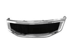 Armordillo Mesh Style Front Grille (Chrome - Shell) - Honda Accord 11-12