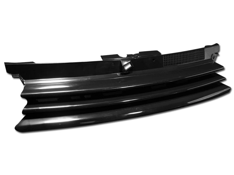 Armordillo Horizontal Style Front Grille (Gloss Black) - Volkswagen Cario 99-02