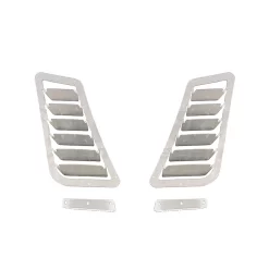 Verus Engineering Hood Louver Kit (Raw Aluminum) - VW Golf GTI 15-21 / R 15-19