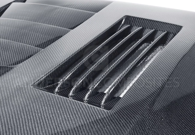 Anderson Composites Type-SS Hood - Ford Shelby GT500, 2013-2014 Mustang GT/V6 2010-2014 - Image 3