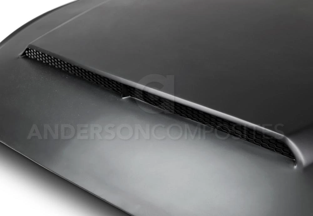 Anderson Composites Super Snake Hood (FRP) - Ford Mustang 2015-2017 - Image 2
