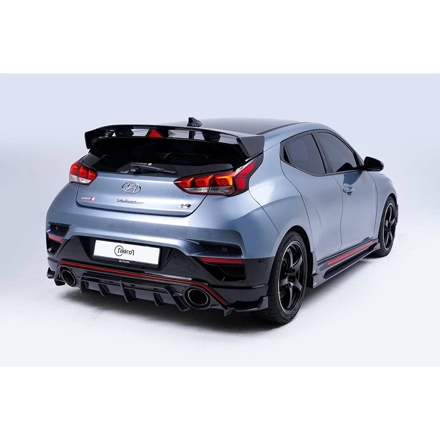 ADRO Carbon Fiber Side Skirts V2 - Hyundai Veloster N 19-22 - Image 2