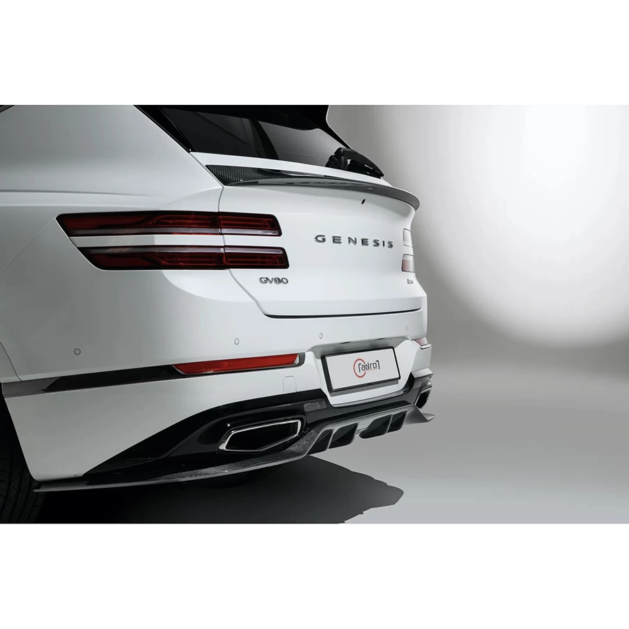 ADRO Carbon Fiber Rear Diffuser - Genesis GV80 (Non-Electric) 2021+ - Image 2