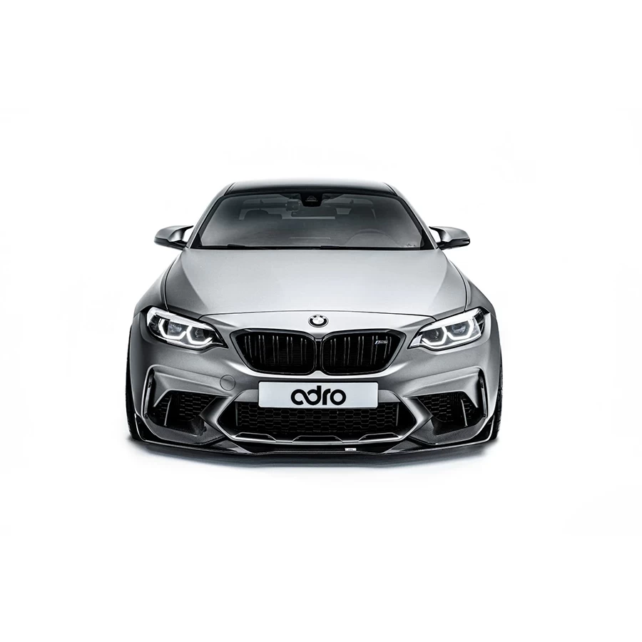 ADRO Carbon Fiber Front Upper Air Duct & Lower Lip Set - BMW F87 M2 19-21 - Image 2