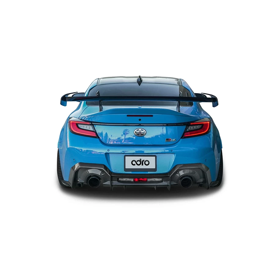 ADRO AT-R Prepreg Carbon Fiber Swan Neck Wing - Subaru BRZ / Toyota GR86 2022+ - Image 2