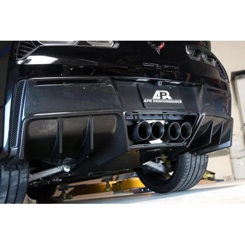 APR Performance Carbon Fiber Rear Diffuser With Under-Tray (Version 2) - Chevrolet Corvette C7 Z06 2014+ - Image 2