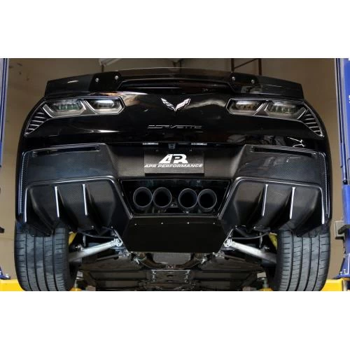 APR Performance Carbon Fiber Rear Diffuser With Under-Tray (Version 2) - Chevrolet Corvette C7 Z06 2014+ - Image 3