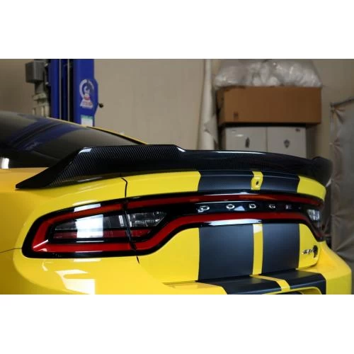 APR Performance Carbon Fiber Rear Deck Spoiler - Dodge Charger Hellcat 2015+ - Image 2