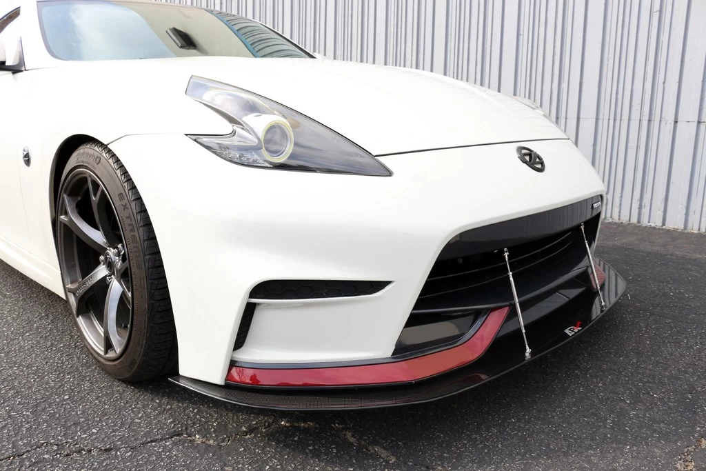 APR Performance Carbon Fiber Wind Splitter With Rods - Nissan 370Z Nismo 15+ - Image 4