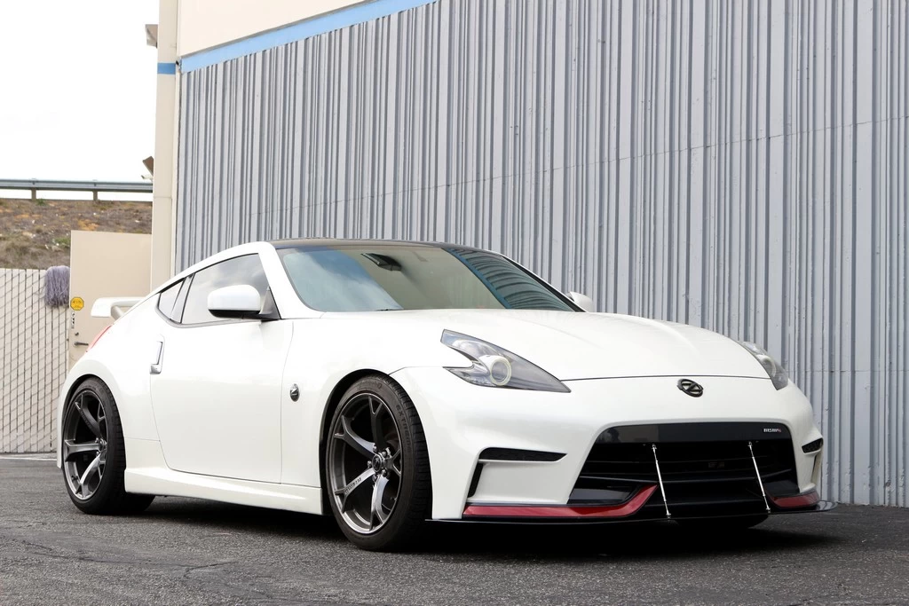 APR Performance Carbon Fiber Wind Splitter With Rods - Nissan 370Z Nismo 15+ - Image 2