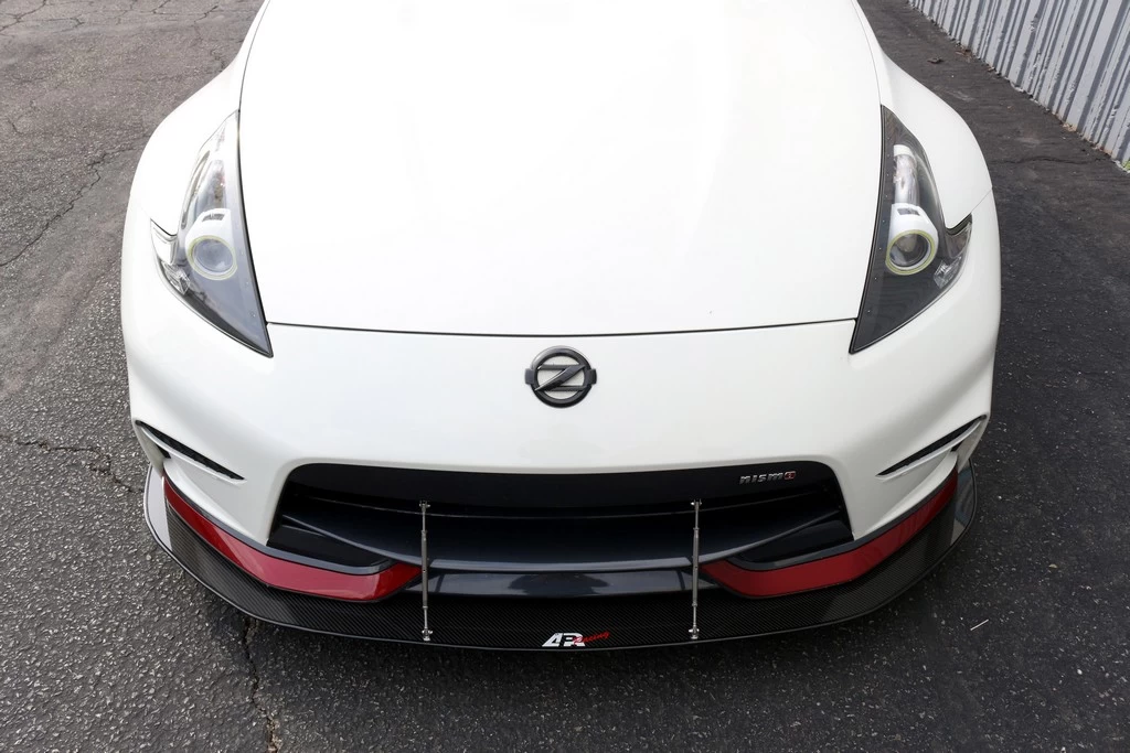 APR Performance Carbon Fiber Wind Splitter With Rods - Nissan 370Z Nismo 15+ - Image 5