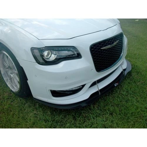 APR Carbon Fiber Wind Splitter With Rods - Chyrsler 300C SRT8 2017+ - Image 3