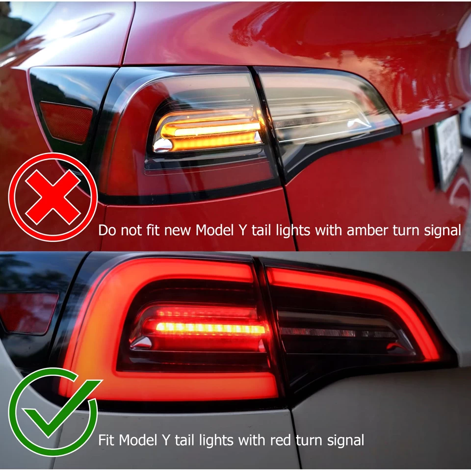 Alpharex PRO-Series LED Tail Lights (Red) - Tesla Model 3 17-22 / Model Y 20-22 - Image 3