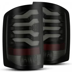 Alpharex PRO-Series LED Tail Lights (Jet Black) - GMC Sierra 3500HD 14-18