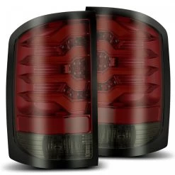 Alpharex PRO-Series LED Tail Lights (Red Smoke) - GMC Sierra 2500HD (Single Rear Wheel) 14-18