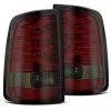 Alpharex PRO-Series LED Tail Lights (Red Smoke) - Dodge Ram 1500 09-18