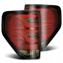Alpharex PRO-Series LED Tail Lights (Red Smoke) - Ford F-150 (Styleside Bed Only) 09-14