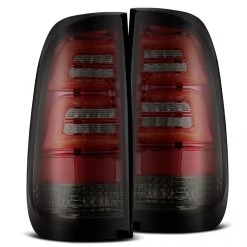 Alpharex PRO-Series LED Tail Lights (Red Smoke) - Ford F-150 (Exc. 4D SuperCrew Cab) 97-03