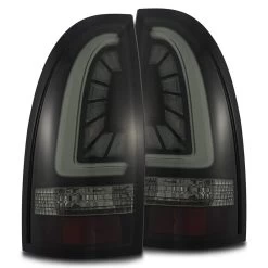 Alpharex PRO-Series LED Tail Lights (Jet Black) - Toyota Tacoma 05-15