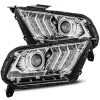 Alpharex LUXX-Series Projector Headlights (Chrome) - Ford Mustang 10-12