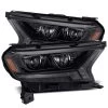 Alpharex LUXX-Series Projector Headlights (Alpha Black W/ DRL) - Ford Ranger 19-21