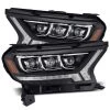 Alpharex NOVA-Series Projector Headlights (Black W/ DRL) - Ford Ranger 19-21