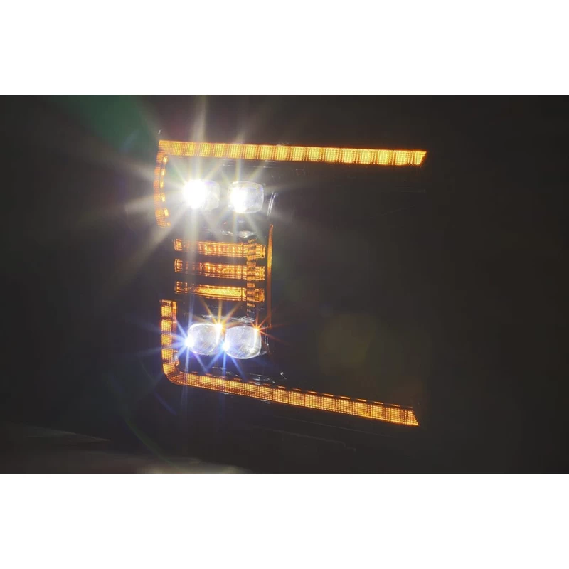 Alpharex NOVA-Series Projector Headlights (Alpha Black W/ DRL) - Ford F-150 18-20 - Image 3