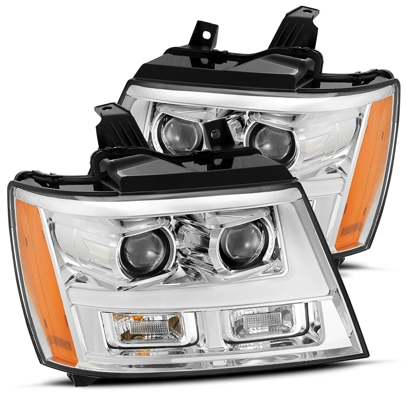 Alpharex PRO-Series Projector Headlights (Chrome) - Chevrolet Tahoe 07-14
