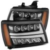 Alpharex NOVA-Series Projector Headlights (Gloss Black W/ DRL) - Chevrolet Suburban 07-14
