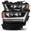 Alpharex PRO-Series Projector Headlights (Jet Black W/ DRL) - Dodge Ram 1500HD 19-20