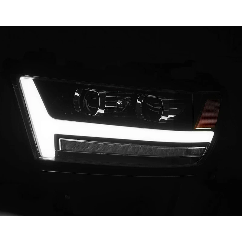 Alpharex PRO-Series Projector Headlights (Jet Black W/ DRL) - Dodge Ram 1500HD 19-20 - Image 2