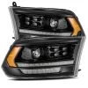 Alpharex PRO-Series Projector Headlights (Alpha Black W/ DRL, 5th Gen Style) - Dodge Ram 1500HD 09-18