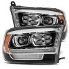 Alpharex LUXX-Series Projector Headlights (Black, Non-Seq. Signal W/ DRL) - Dodge Ram 2500HD 09-18