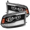 Alpharex LUXX-Series Projector Headlights (Black W/ DRL) - Dodge Ram 2500HD 10-18