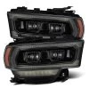 Alpharex LUXX-Series Projector Headlights (Alpha Black W/ DRL) - Dodge Ram 2500 19-22